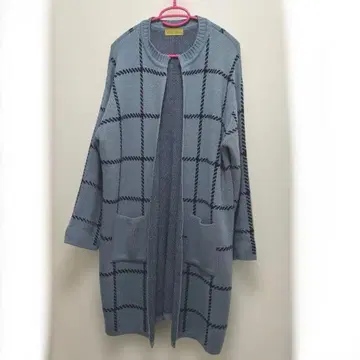 니트 롱 코트 롱 가디건