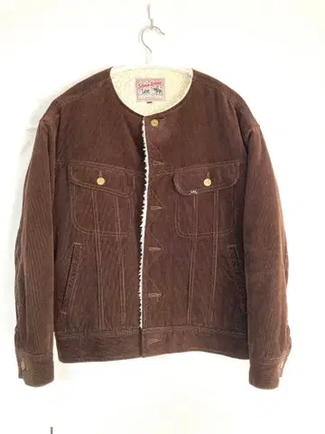 Lee 리바이스 보아 노카라 자켓 코듀로이 스톰 라이더