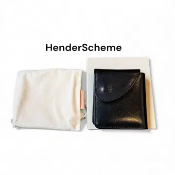 HenderScheme 네이비 가죽 반지갑