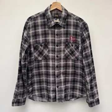 TENDERLOIN x RATS 체크 무늬 프린트 플란넬 셔츠