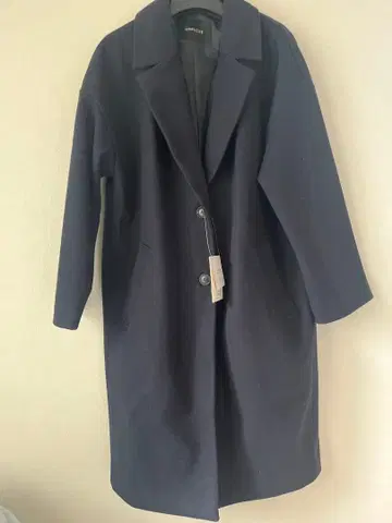 네이비 체스터 코트