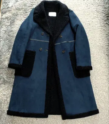 ZARA WOMAN 네이비 롱 코트 S 사이즈