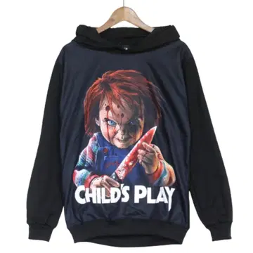 영화 사일드 플레이 처키 인기 남성용 후드티 pk0094bxl