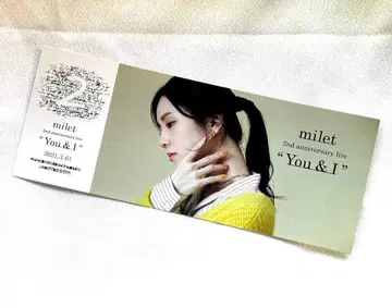 milet 2nd anniversary live 종이 티켓