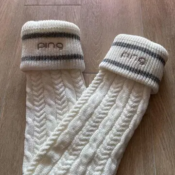 골프 핑 케이블 짜임 레그 워머