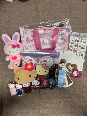 헬로키티 캐릭터 굿즈 세트
