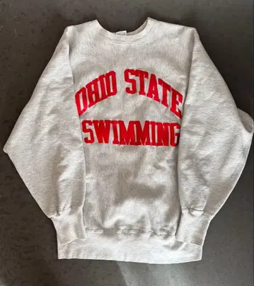 90s Champion 리버스 위브 Ohio Swimming