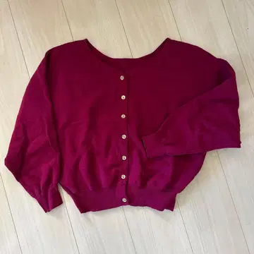 Mystrada 버건디 돌먼 니트