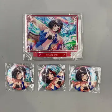 뱅드림 미타케 란 아크릴 스탠드 캔뱃지