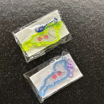 비와코 아크릴 키링 세세라기노사토 코우라 한정판 2개 세트