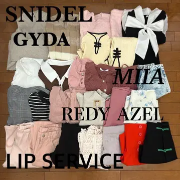 새상품 있음 SNIDEL GYDA 등 28착 묶음 판매