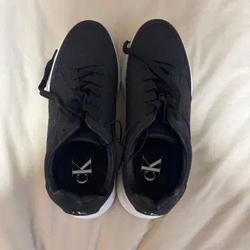 [미사용 새상품] 신발 스니커즈 캘빈클라인 블랙 일본 미상륙