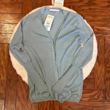 bamford london*택 포함 미착용 캐시미어 실크 가디건