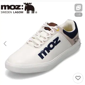 moz 화이트 스니커즈