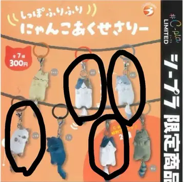 꼬리 흔들흔들 냥코 메지루시 액세서리