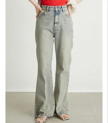 ZARA 하이웨스트 스트레이트 데님