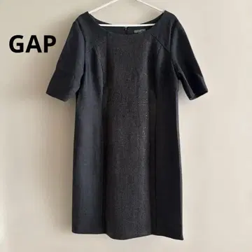 시착만 한 상품 GAP 그레이 스팽글 울 반팔 원피스 빅 사이즈