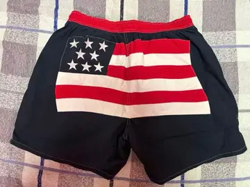 타미힐피거 수륙양용 숏팬츠 미국 국기 L 사이즈