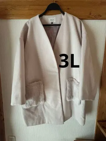 Vanilla studio 코트 페일 핑크 계열 3L 빅 사이즈