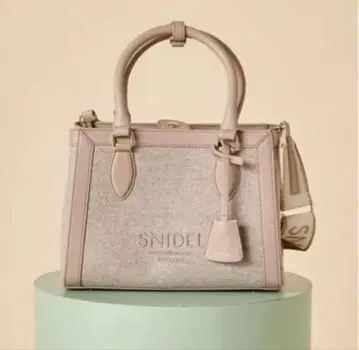 미사용 새상품 SNIDEL 25 가을/겨울 로고백 핸드백 숄더백