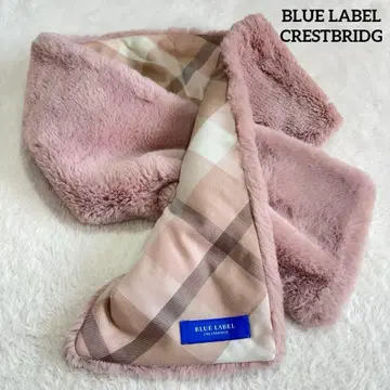 BLUE LABEL CRESTBRIDGE 인조 모피 티펫