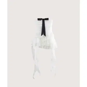 LA POMME petit/스위트 플레어 레이어드 레이스 튜브