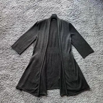 폭시 40 다크 그레이 롱 가디건