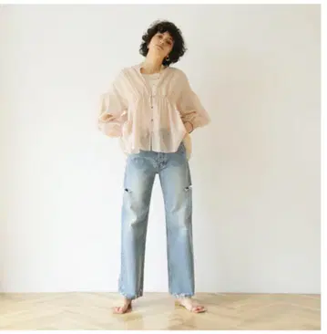 [ sealoomlynn ] 사이드컷 데님 23인치