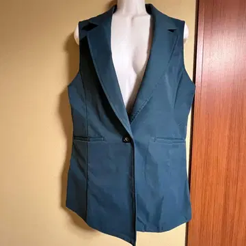 컬러 베스트 피콕 그린 L~XL 상당