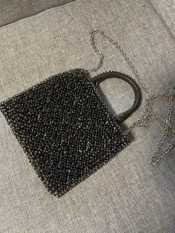 [ 새상품 ] 와이어 백 숄더백 블랙