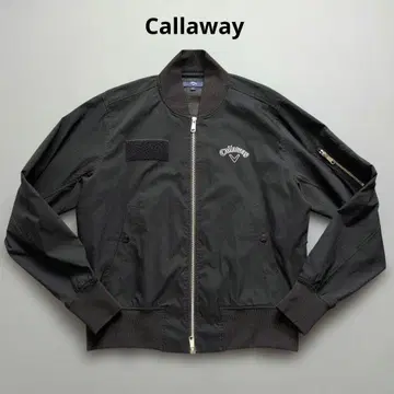 [ 컨디션 최상 ] 캘러웨이 골프 풀 지퍼 자켓 MA-1 블랙