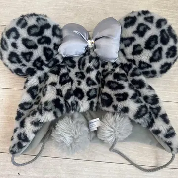 도쿄 디즈니 리조트 레오파드 무늬 캡