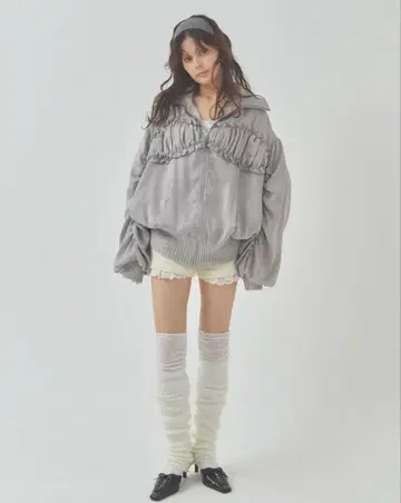 PELLICULE ribbon gather lib blouson