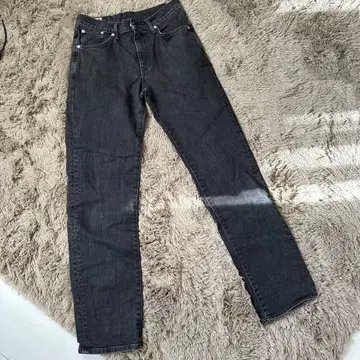 EDWIN 블랙 데님 E50313 사이즈 28