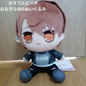 컬러풀 피치 카라피치 인형뽑기 경품 오오키나 BIG 봉제 인형 유리