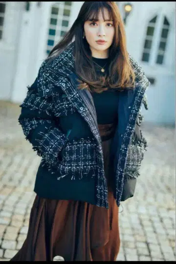 herlipto 하립투 다운 자켓 트위드