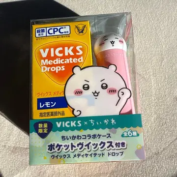 VICKS 치이카와 (먼작귀) 메디케이티드 드롭스 6개입