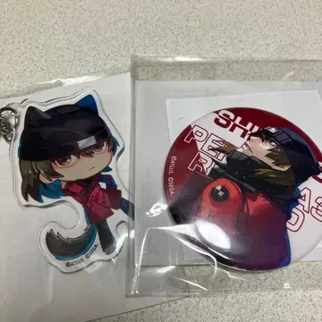 페르소나 3 로드 난자타운 캔뱃지 아크릴 키링 아라가키