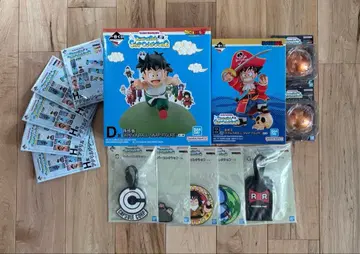 드래곤볼 1번 복권 스냅 컬렉션 피규어와 굿즈 세트