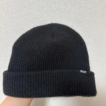 HUF 블랙 니트 모자