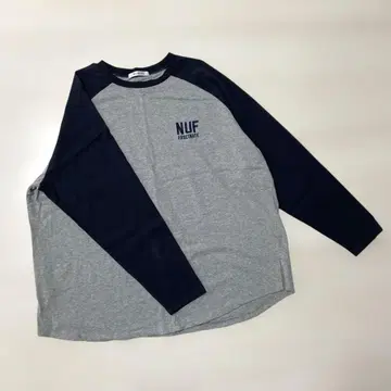 NICE CLAUP NUNIFE 크루넥 롱 T 오버 사이즈 남녀 공용