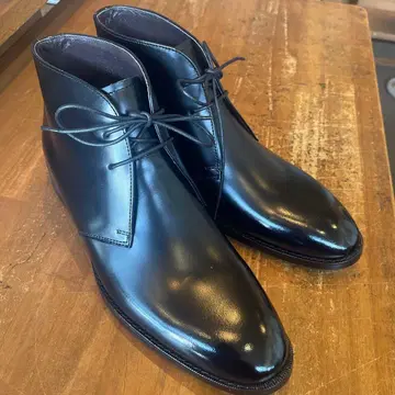 블랙 가죽 처카 부츠