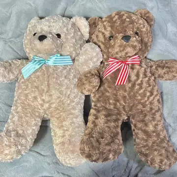 러블리 로즈 베어 BIG 특대형 봉제 인형 곰 2점 세트 AMUSE