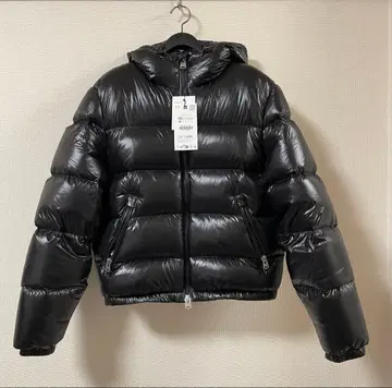 ZARA 블랙 후드 부착 다운 자켓