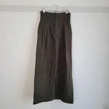 RIM.ARK 카키 롱 스커트