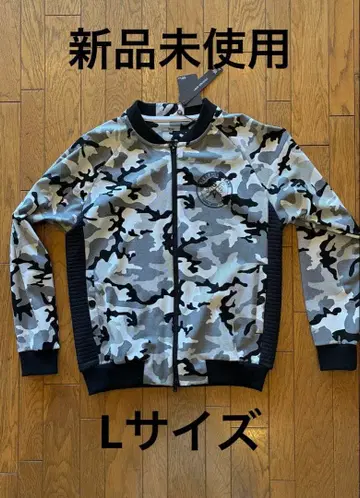 새상품 SY32 카모 패턴 스트레치 집업 블루종 L 사이즈