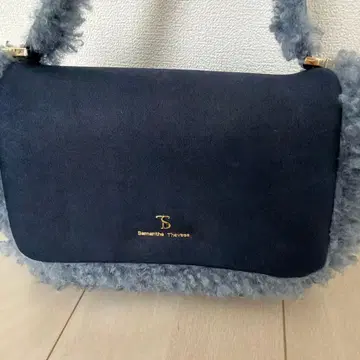 사만사 타바사 네이비 숄더백