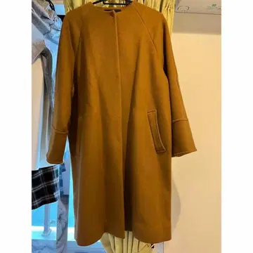 심플리시떼 카멜 코트 택 포함 미착용