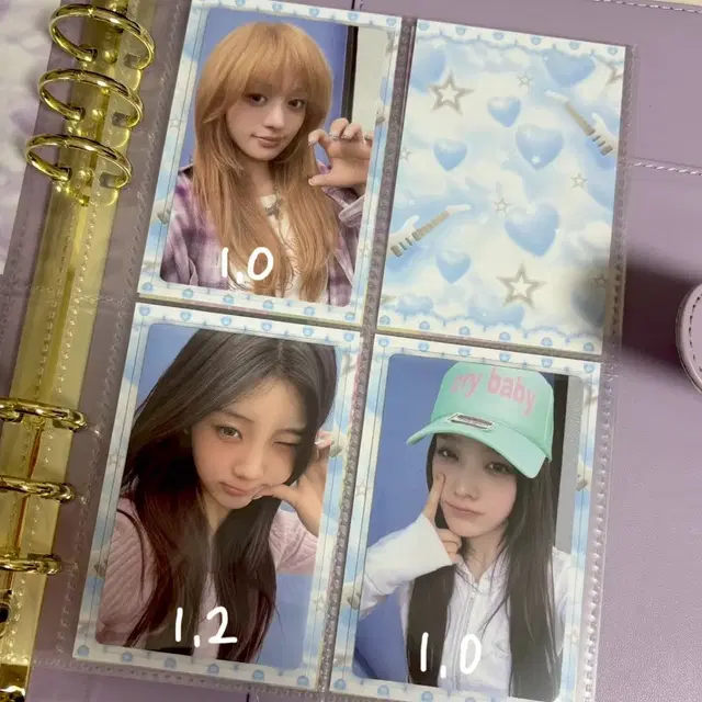 아일릿 포카 낫큐트 애니모어 위버스 앨범 포토카드