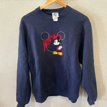 90s 미키 자수 트레이닝복 구제 의류 미국제